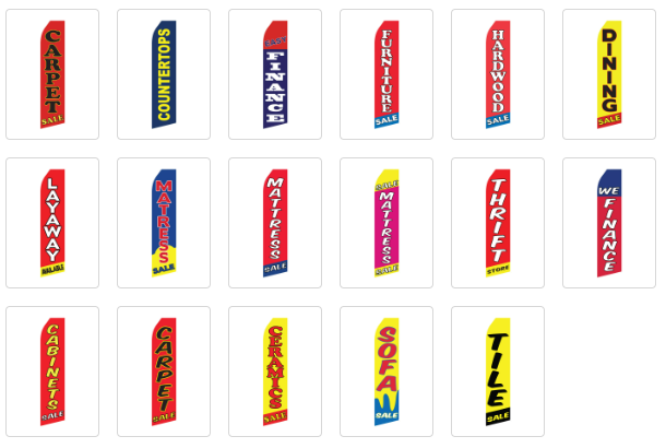 Load image into Gallery viewer, Economy Wind Flag
