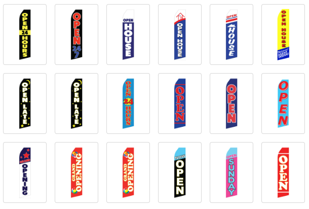 Load image into Gallery viewer, Economy Wind Flag
