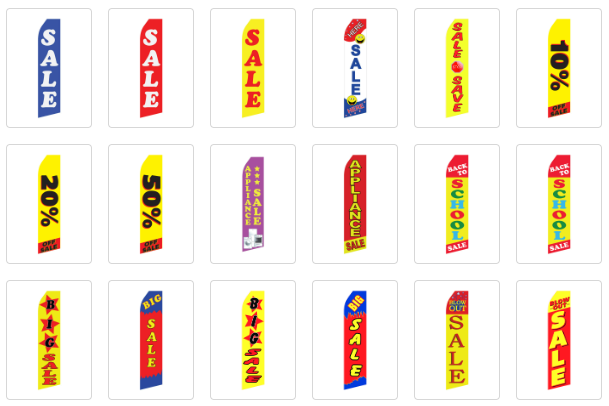 Load image into Gallery viewer, Economy Wind Flag
