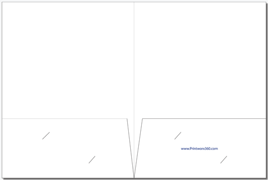 Custom Pocket Folder Standard